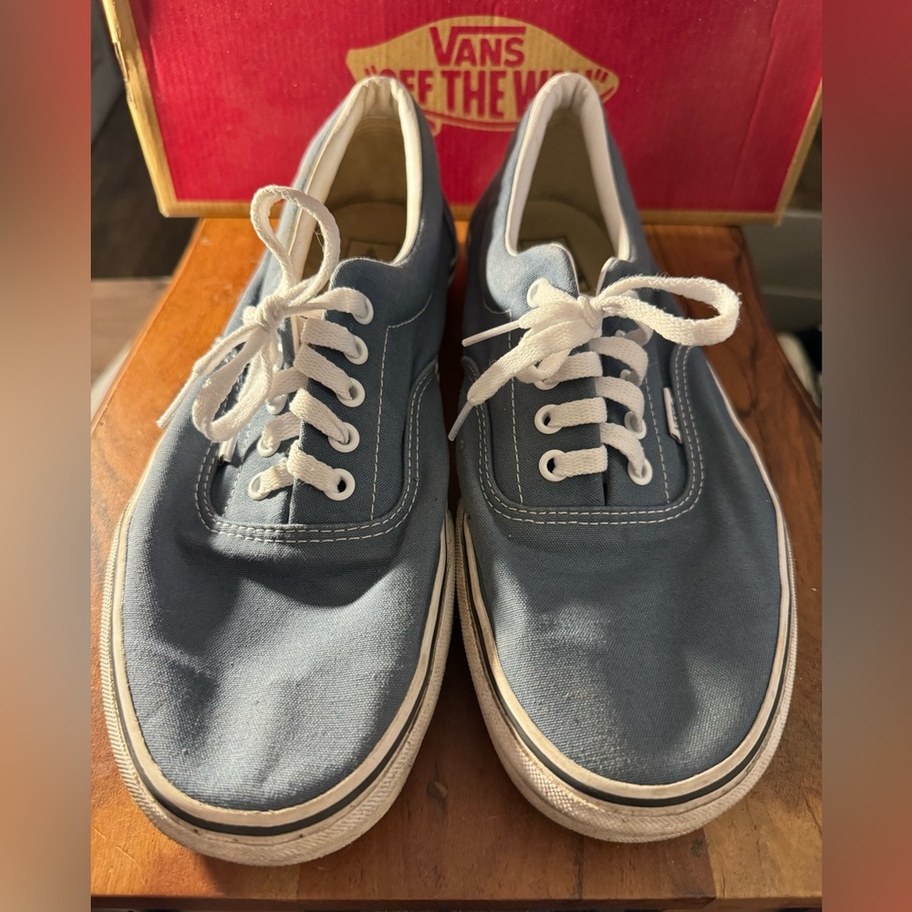 Size 13 Vans era Cadet blue